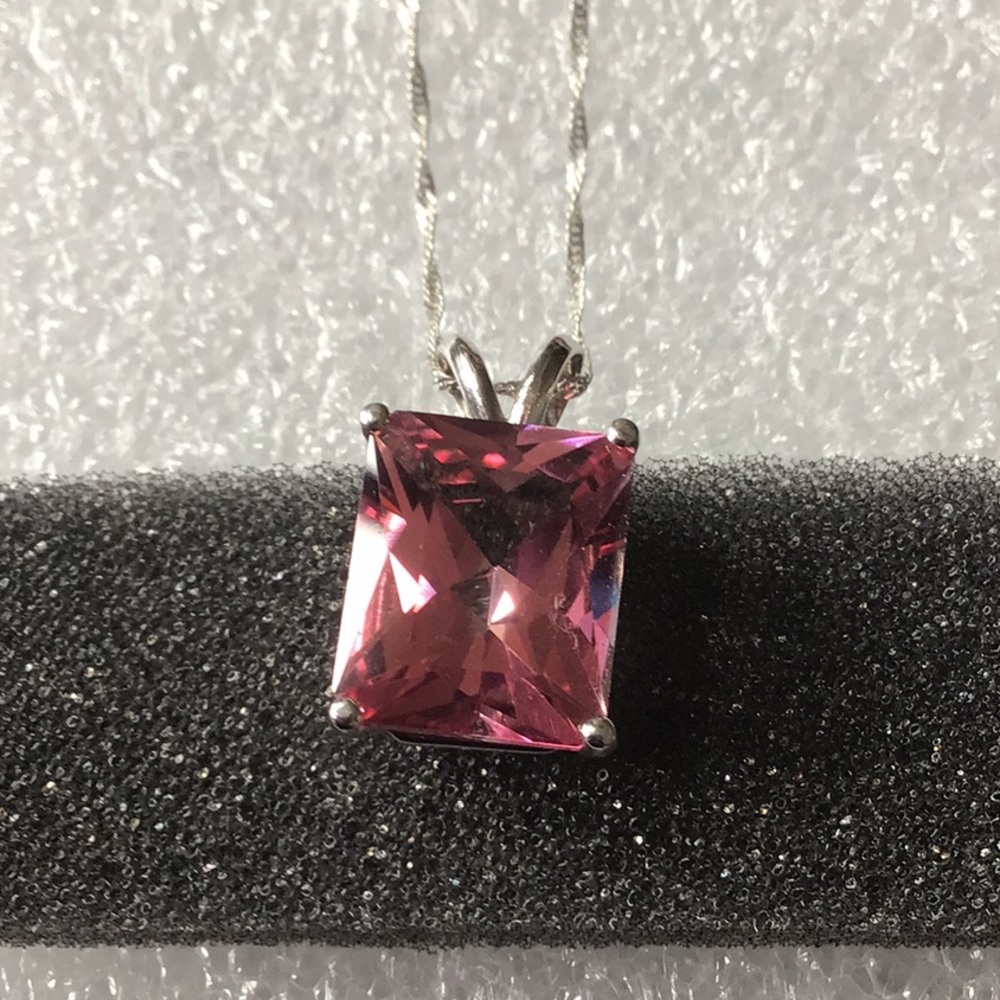 Pink Tourmaline Pendant